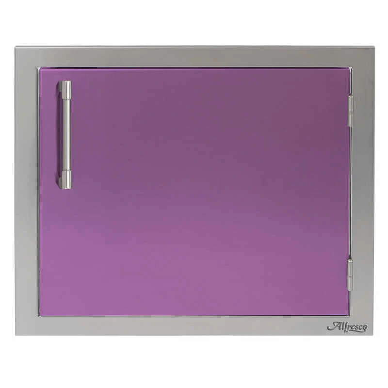 Alfresco 23-Inch Horizontal Single Access Door-Blue Lilac