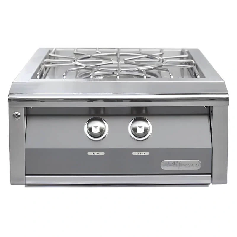 Alfresco 24-Inch Gas Versa Power Cooking System-Signal Gray