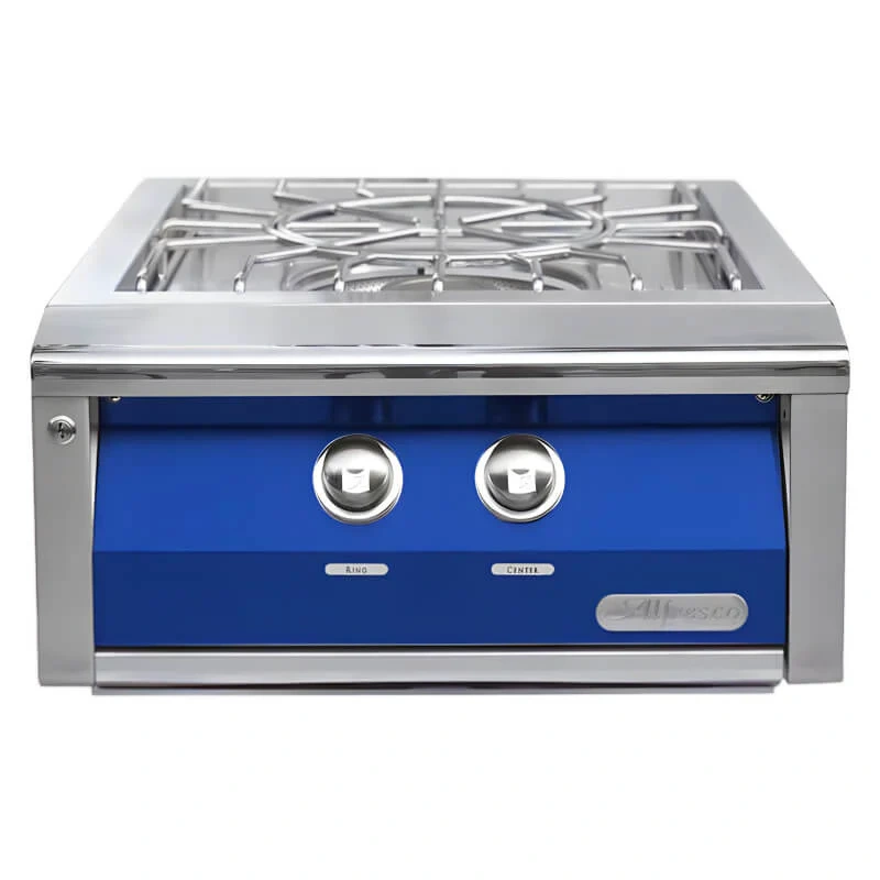 Alfresco 24-Inch Gas Versa Power Cooking System-Ultramarine Blue