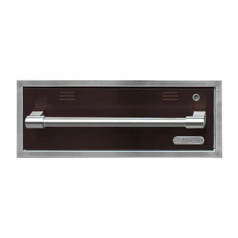 Alfresco 30-Inch Electric Warming Drawer-Jet Black Matte