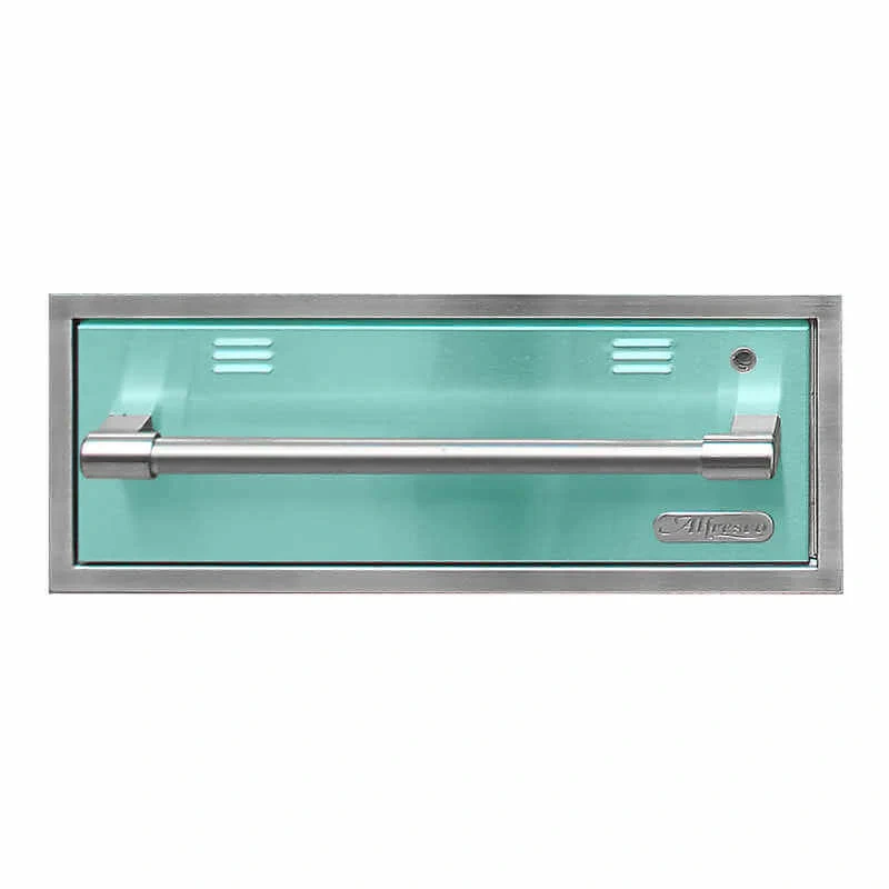 Alfresco 30-Inch Electric Warming Drawer-Light Green