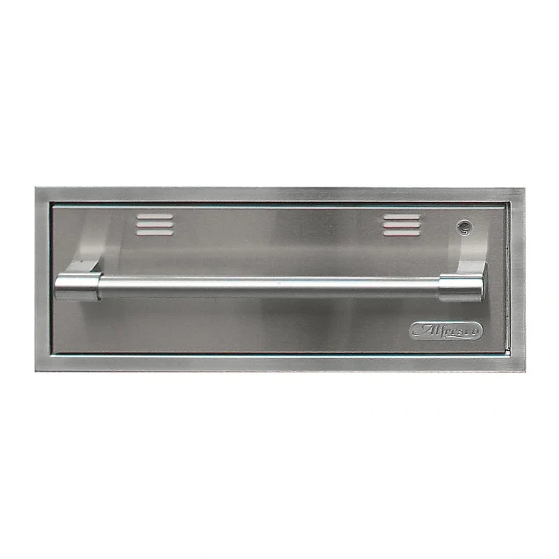 Alfresco 30-Inch Electric Warming Drawer-Signal Gray