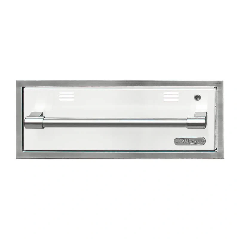 Alfresco 30-Inch Electric Warming Drawer-Signal White Matte