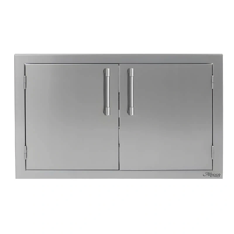 Alfresco 30 Inch Stainless Steel Double Access Door-Stainless Steel