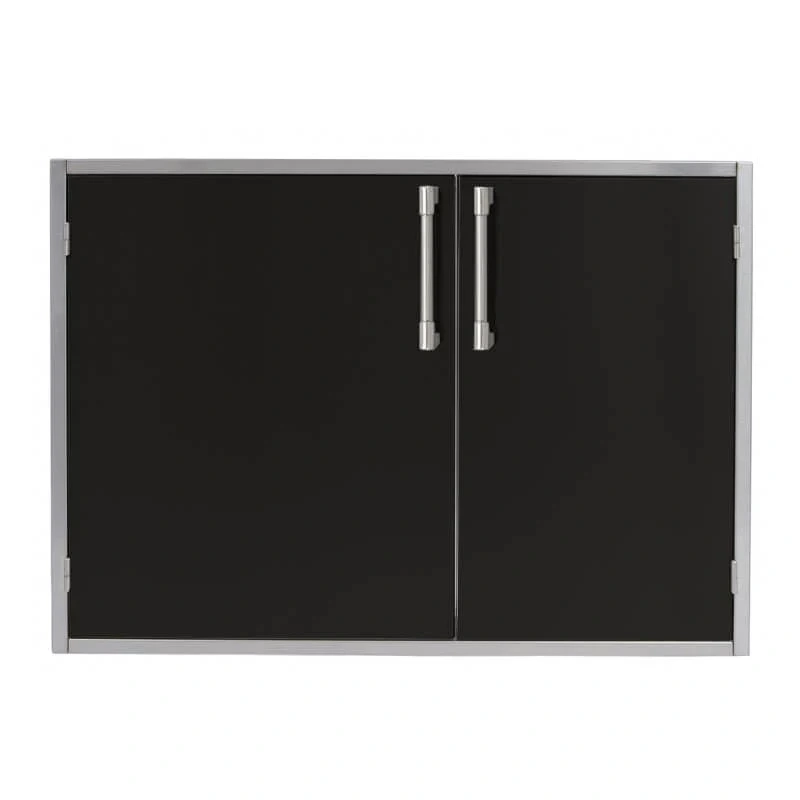 Alfresco 30 X 21-Inch Low Profile Sealed Dry Storage Pantry-Jet Black Gloss