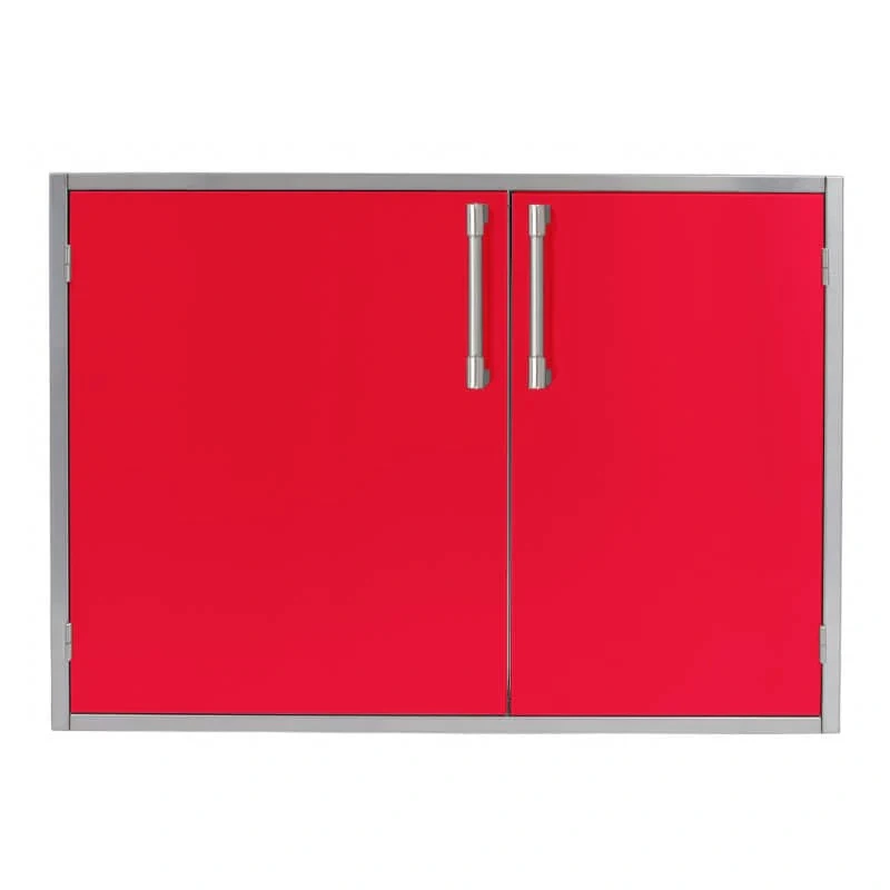 Alfresco 30 X 21-Inch Low Profile Sealed Dry Storage Pantry-Raspberry Red