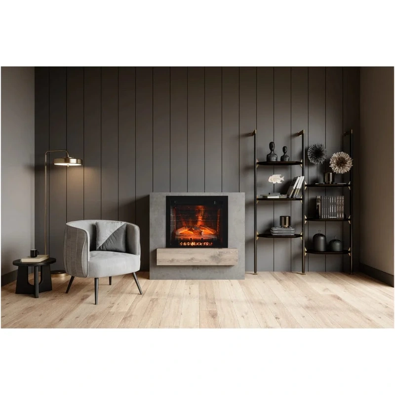 Amantii 33-inch Fire and Ice Electric Fireplace CE33