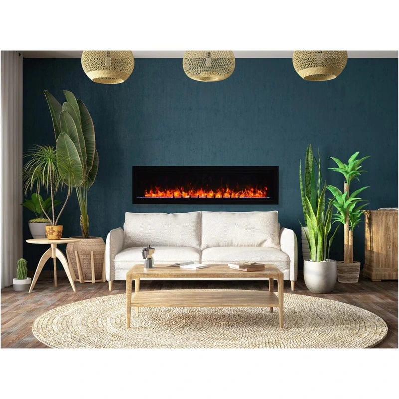 Amantii 60-inch Fire and Ice Evolution Linear Fireplace EVO6020