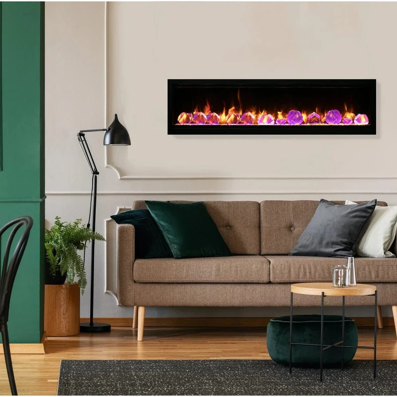 Amantii 60-inch Symmetry Lumina Electric Fireplace SYM-60-LUMINA