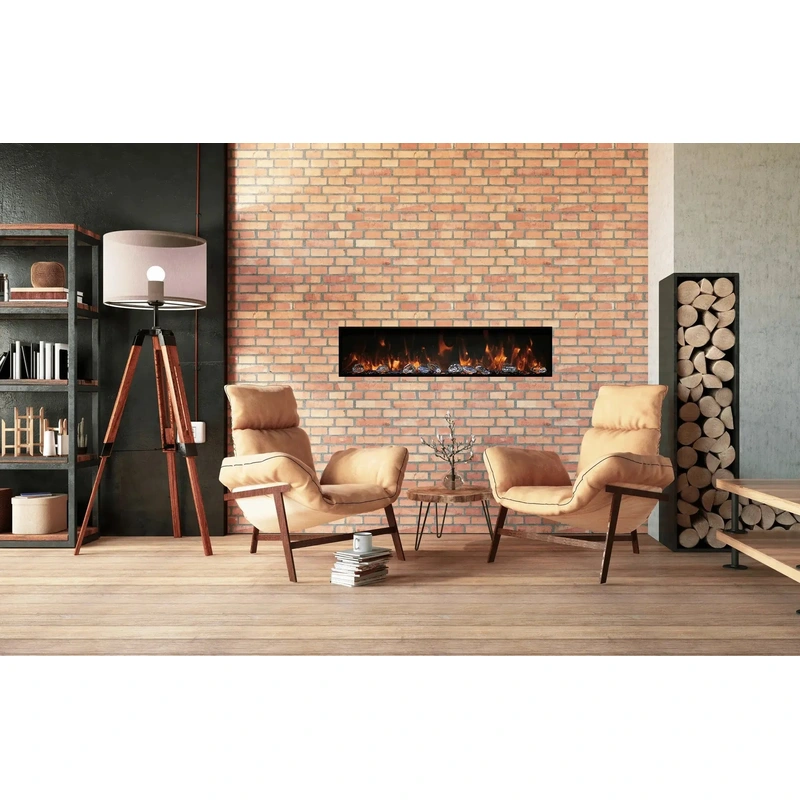 Amantii Panorama BI Deep 40″ Smart Electric Fireplace BI-40-DEEP-OD