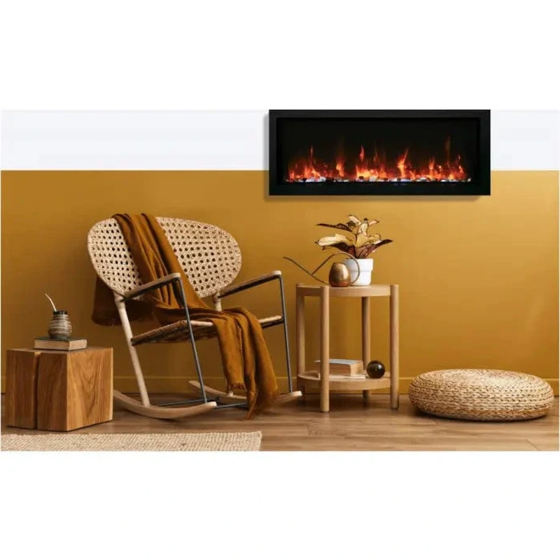 Amantii Panorama BI Extra Slim 40″ Smart Electric Fireplace BI-40-XTRASLIM