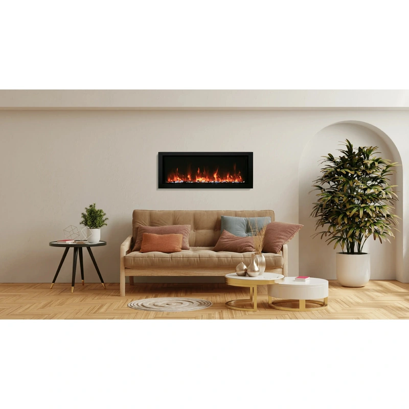 Amantii Panorama BI Slim 40″ Smart Electric Fireplace BI-40-SLIM-OD