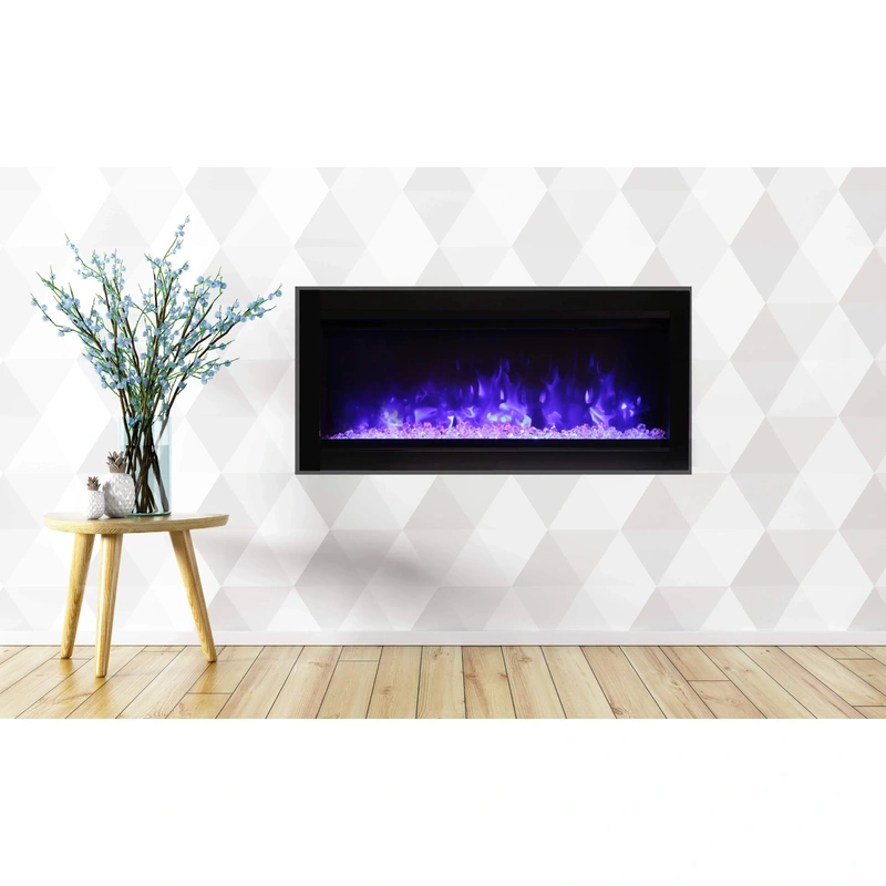 Amantii Symmetry B 34″ Electric Fireplace SYM-34-B