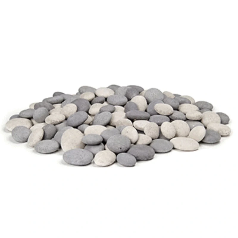 American Fyre Designs 140 pcs Creekstones Fyre Stones CSTN-20-Mixed (Greige & Cloud)