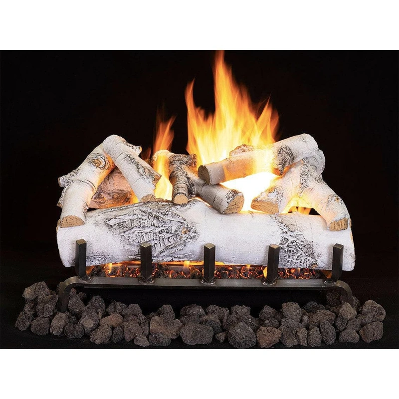 Astria 7-Piece Ashton White Birch Log Set ASHTONBIRCH24