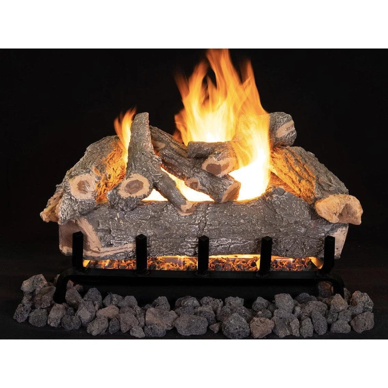 Astria 7-Piece Smoky Weathered Oak Log Set SMOKYWEATHERED24