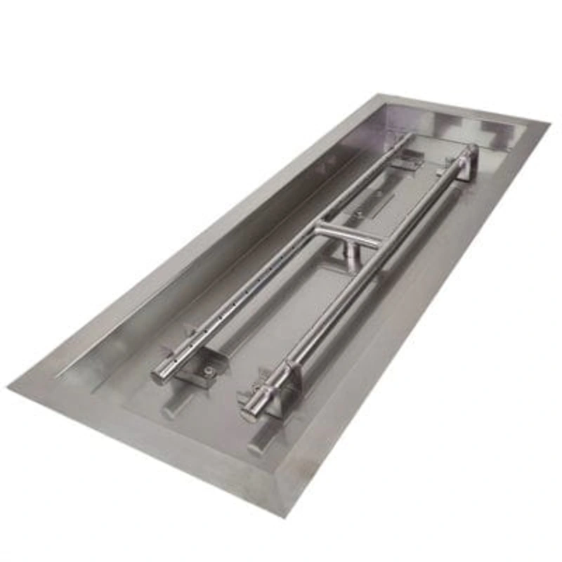 Athena 24-Inch Rectangle Drop-In Stainless Steel Burner Pan DIP-REC-24