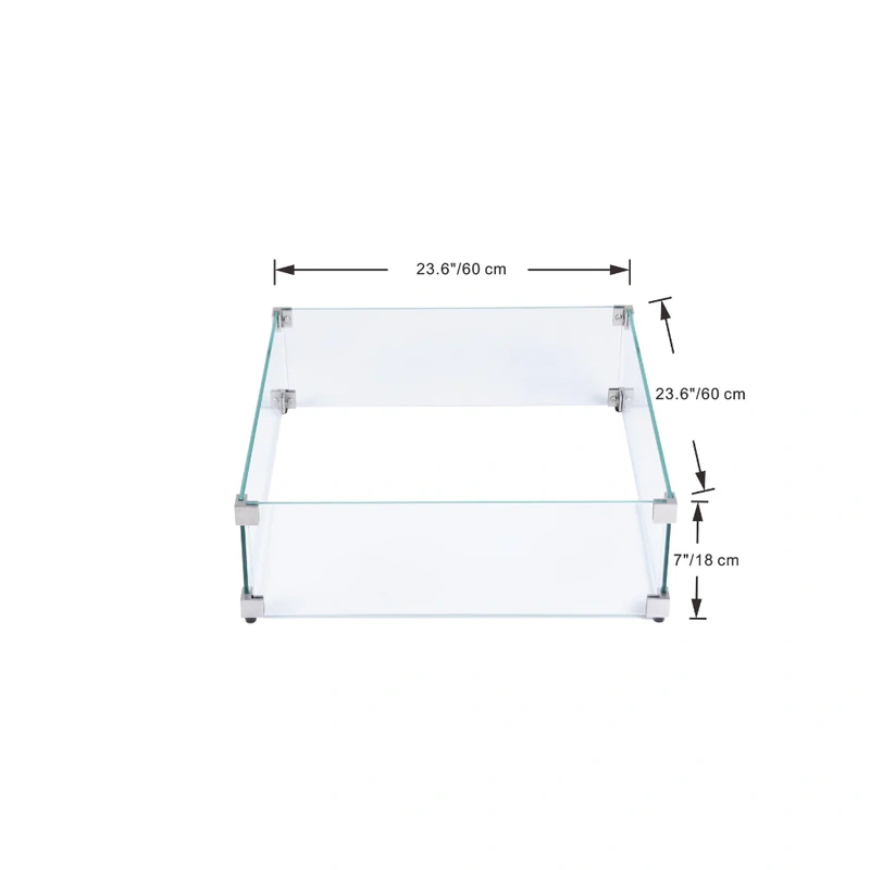 Elementi Plus Square Wind Screen ONC05-020