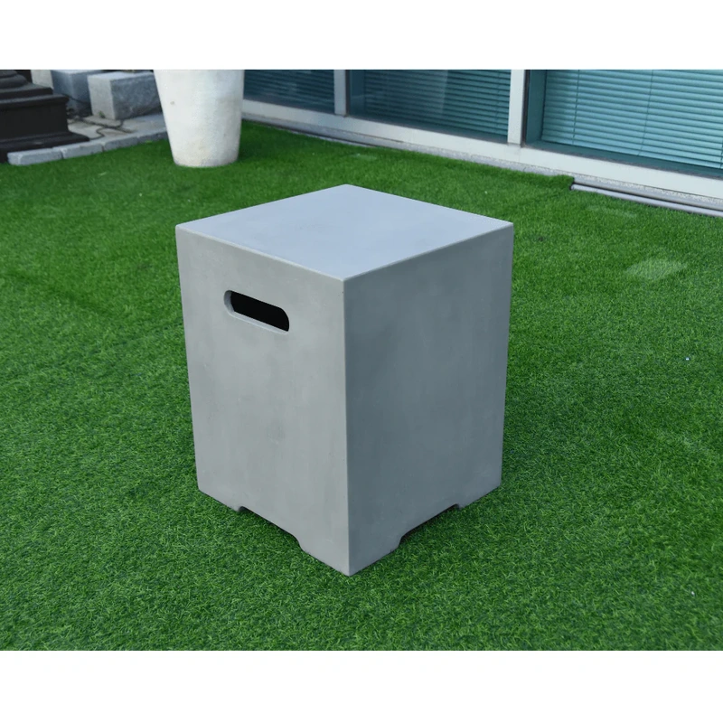 Elementi Square Tank Cover 20 inch ONB01-109-Dark Gray