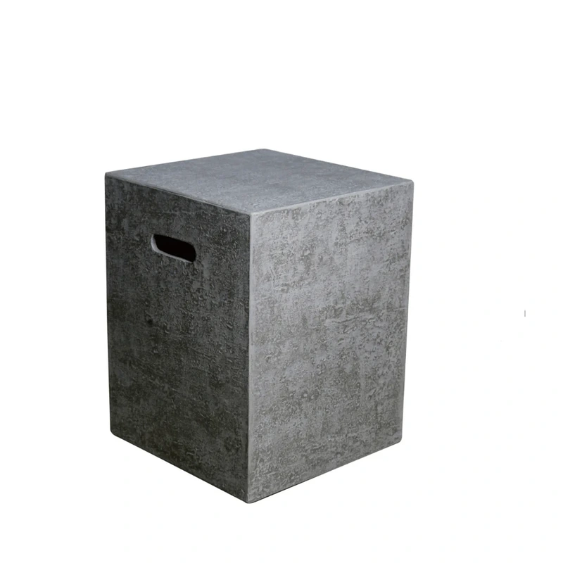 Elementi  Square Tank Cover 20 inch ONB016-Light Gray