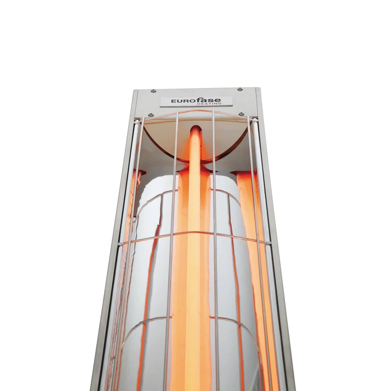 Eurofase EF20 Series 39-inch Stainless Steel Single Element 2000 Watt Electric Patio Heater