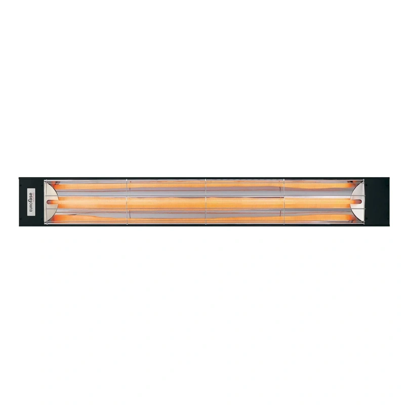 Eurofase EF30 Series 61-inch Black Stainless Steel Single Element  3000 Watt Electric Patio Heater