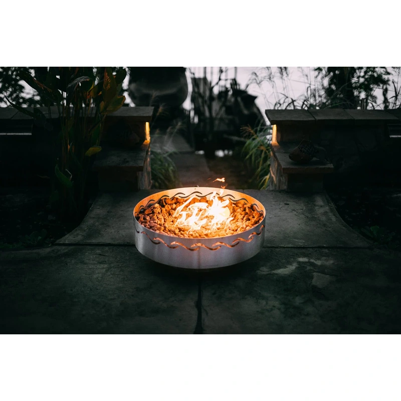 Fire Pit Art Fire Surfer 30-inch Wood Burning Fire Pit – Fire Surfer