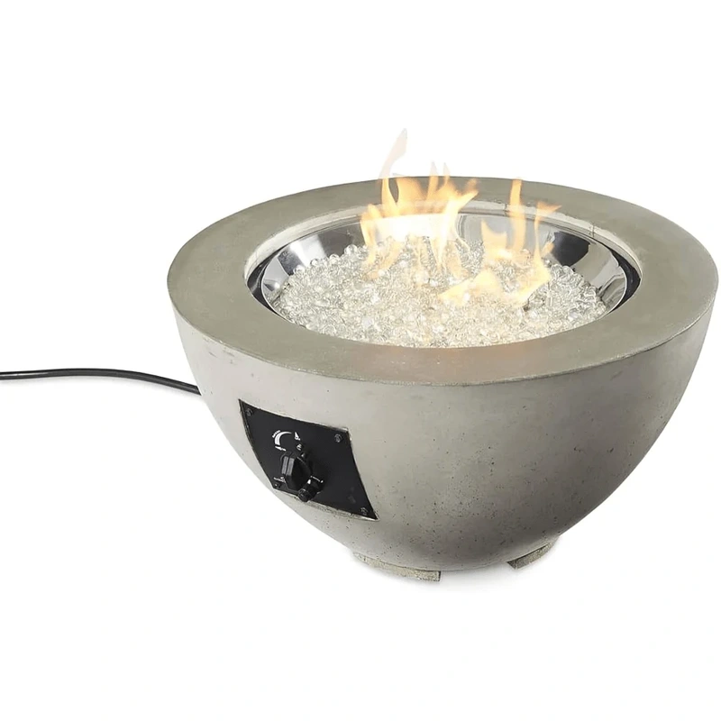 The Outdoor GreatRoom Company 20 Inch Natural Grey Cove Gas Fire Pit Bowl CV-20